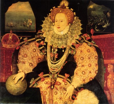 Elizabeth I of England, the Armada Portrait, possibly commissioned by Sir Francis Drake by Unknown